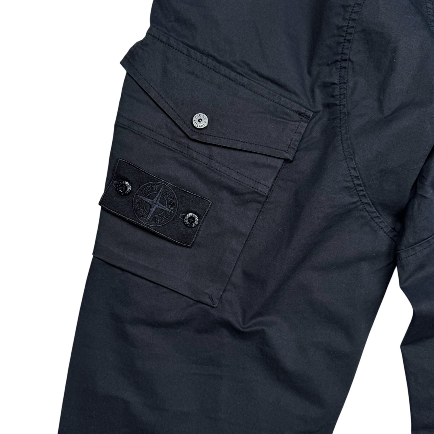 S/S 20 Stone Island Navy Ghost Cargo Trousers
