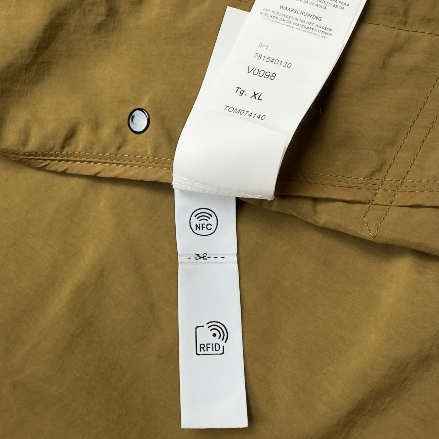 S/S 23 Stone Island Hyper Dense Nylon Raso Hooded Jacket