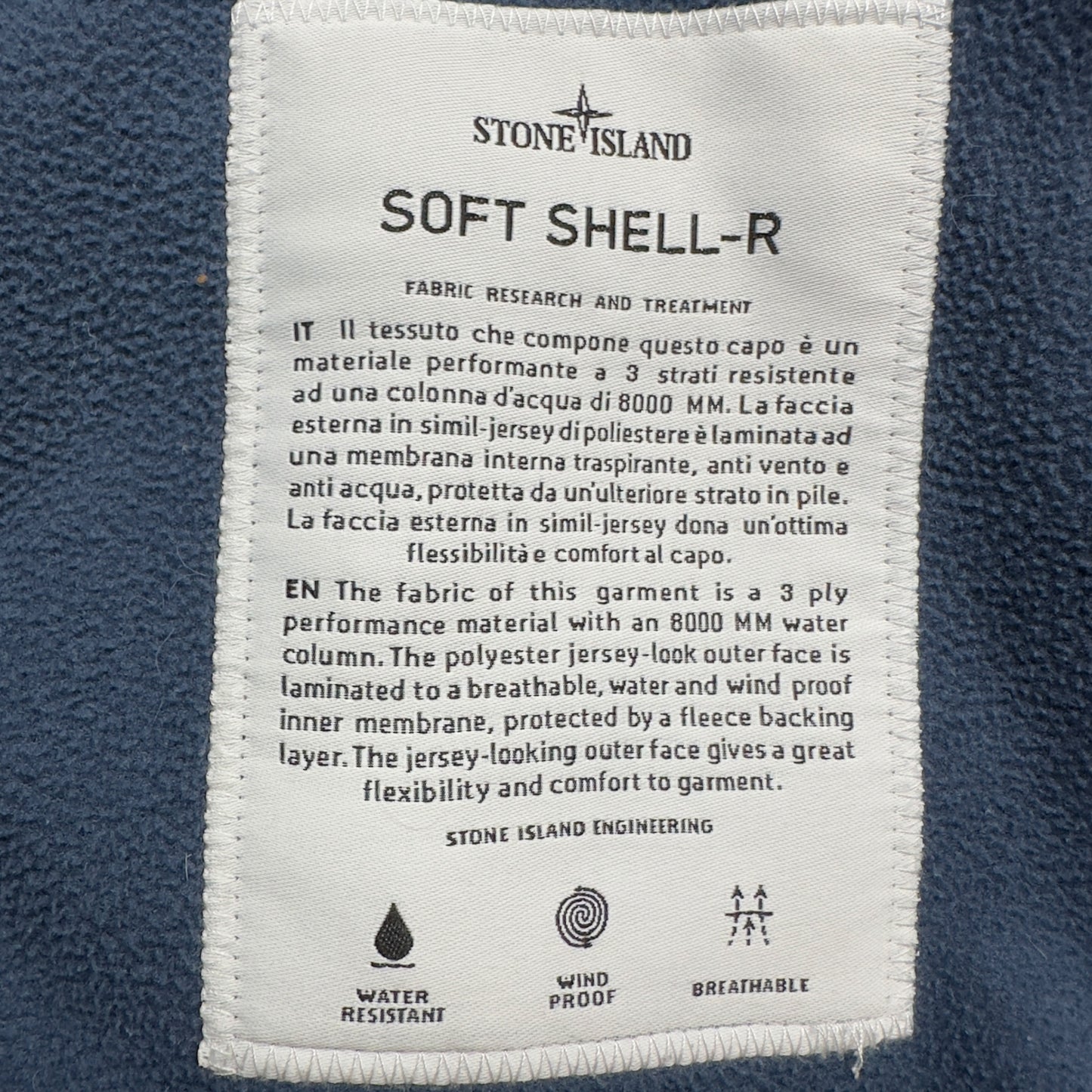 A/W 13 Stone Island Soft Shell R Jacket