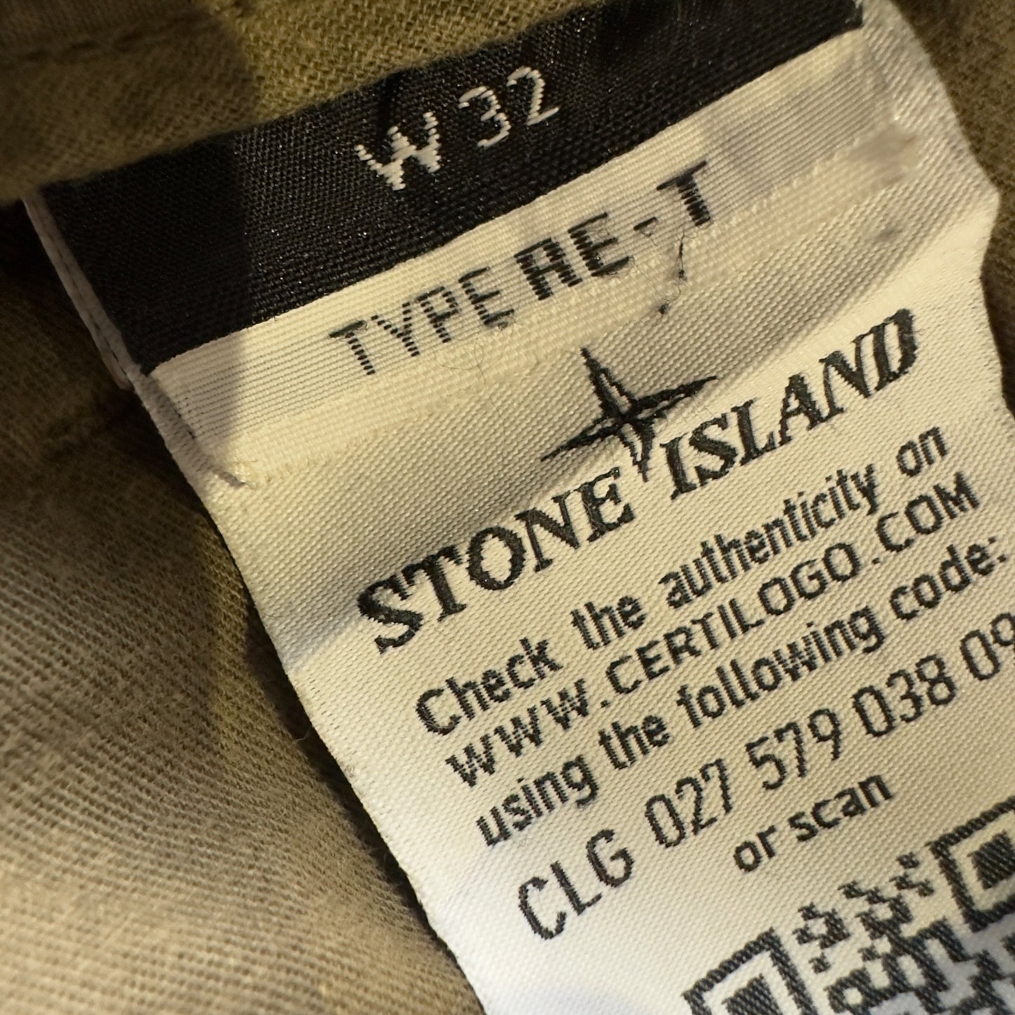 A/W 17 Stone Island Ghost Cargo Trousers - Khaki