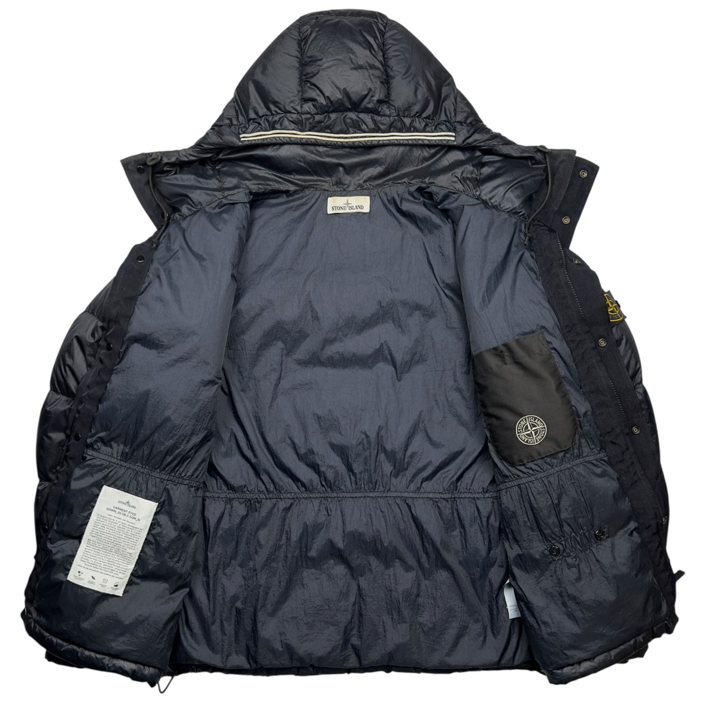 A/W 14 Stone Island Down_26 GR X SQM_N Down Puffer Jacket - Navy