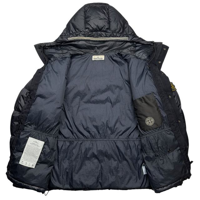 A/W 14 Stone Island Down_26 GR X SQM_N Down Puffer Jacket - Navy