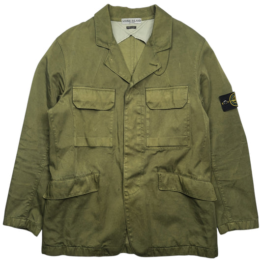 S/S 05 Stone Island Cotton Resin Field Jacket