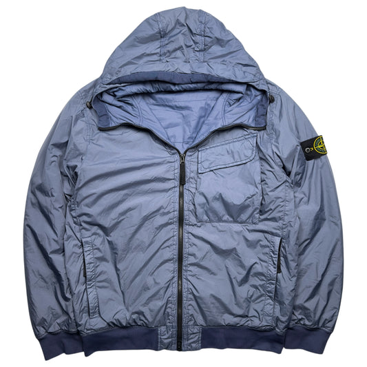 A/W 22 Stone Island Crinkle Reps R-NY with Primaloft Jacket - Blue