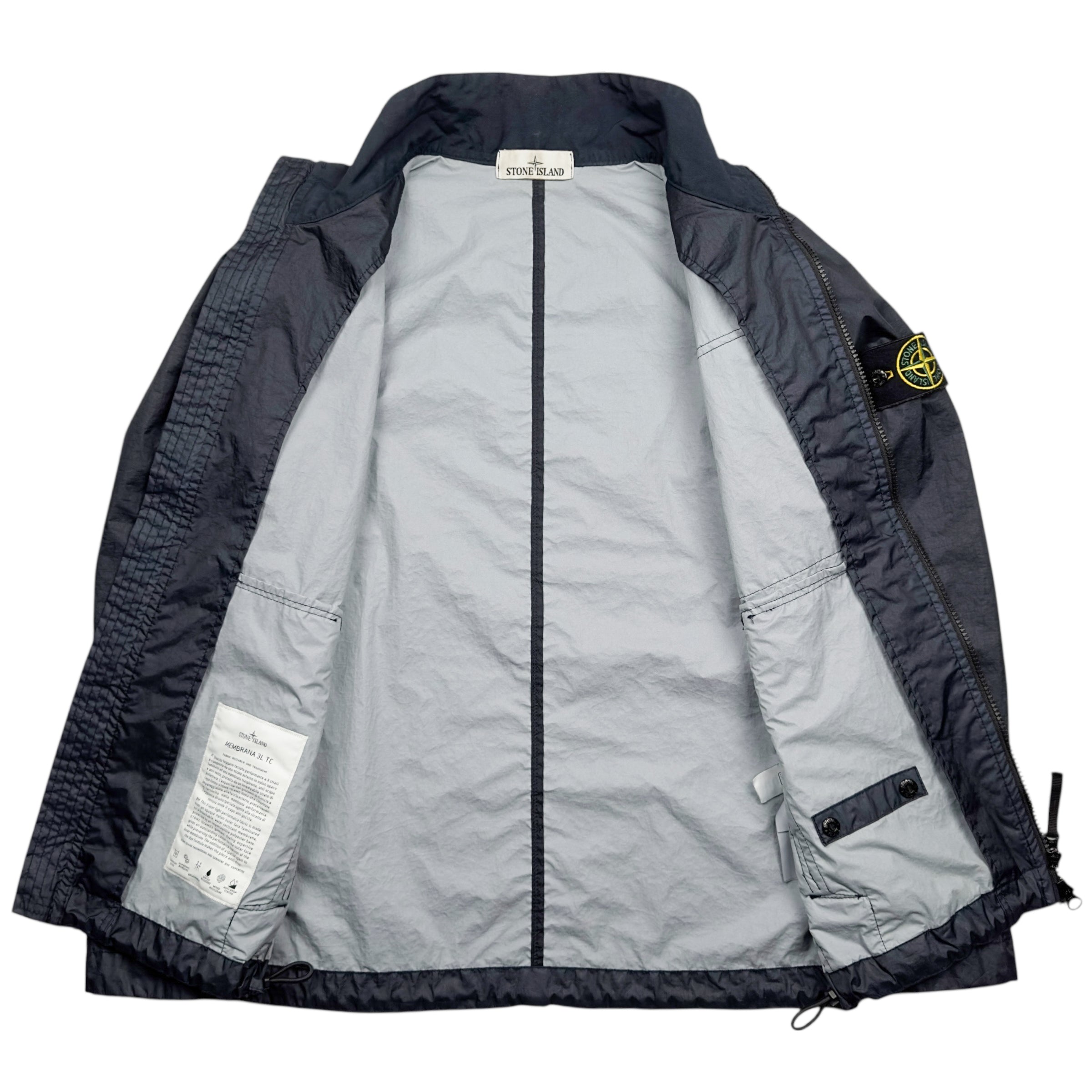 S/S 23 Stone Island Membrana 3L TC Jacket - Navy – Dans Designer Ltd