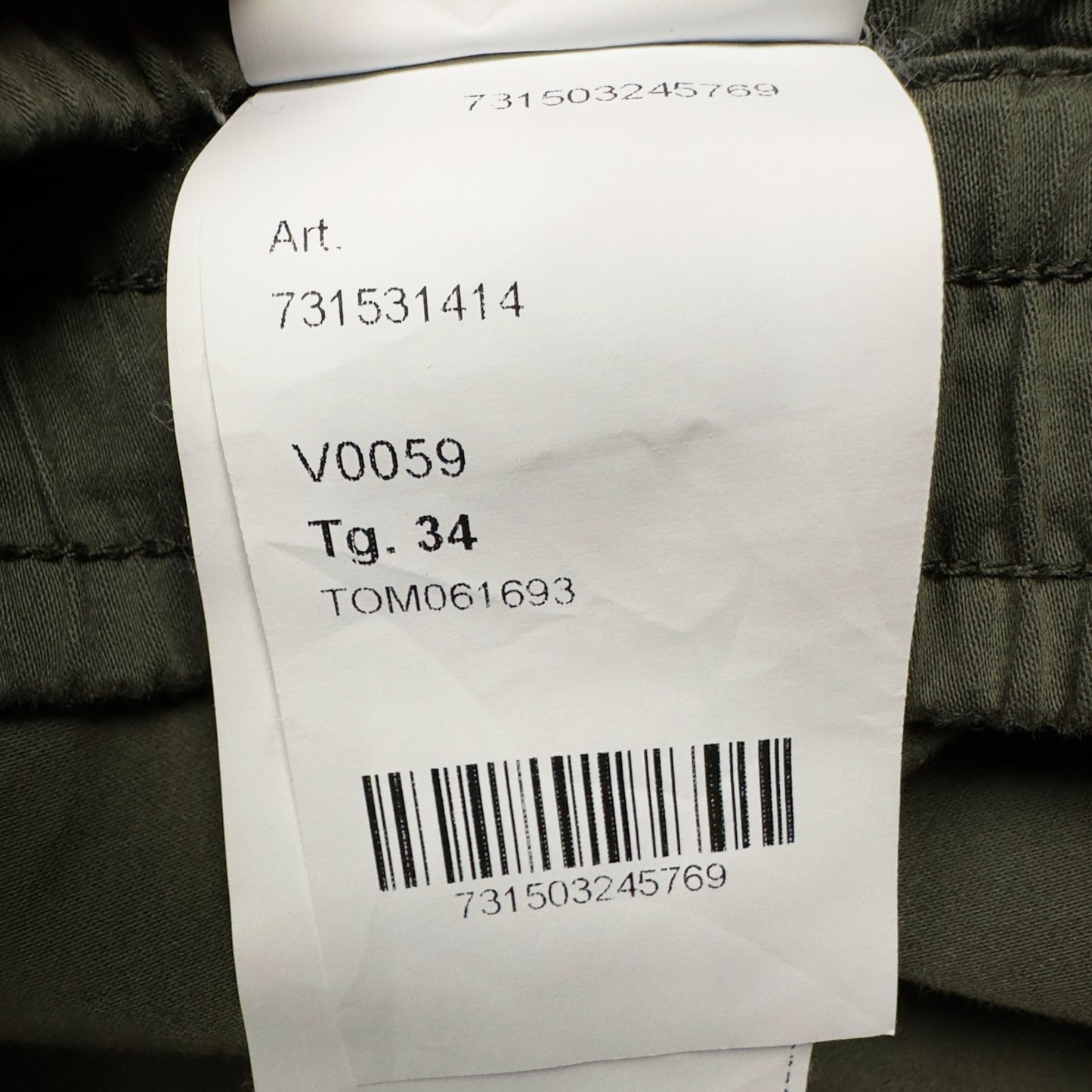 A/W 20 Stone Island Cargo Trousers - Dark Green