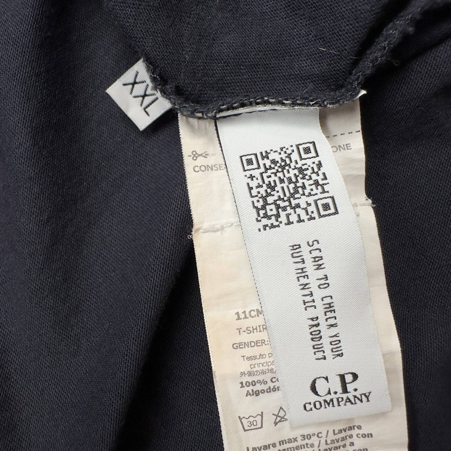 C.P. Company Logo Print T-Shirt - Navy