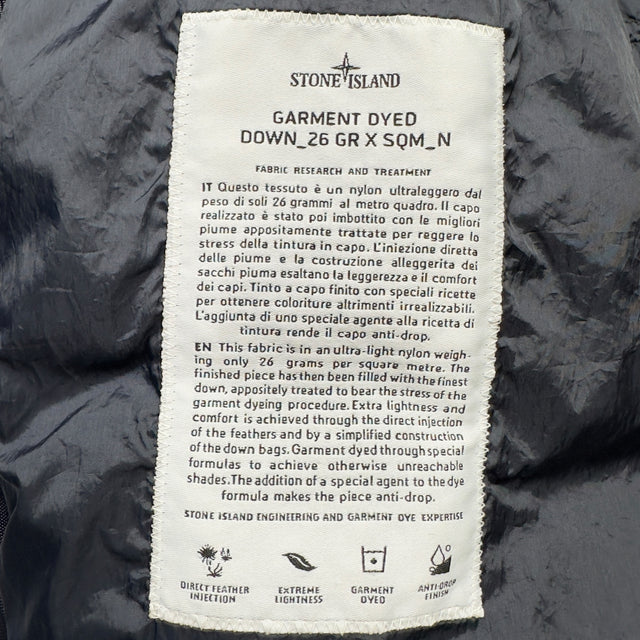 A/W 14 Stone Island Down_26 GR X SQM_N Down Puffer Jacket - Navy