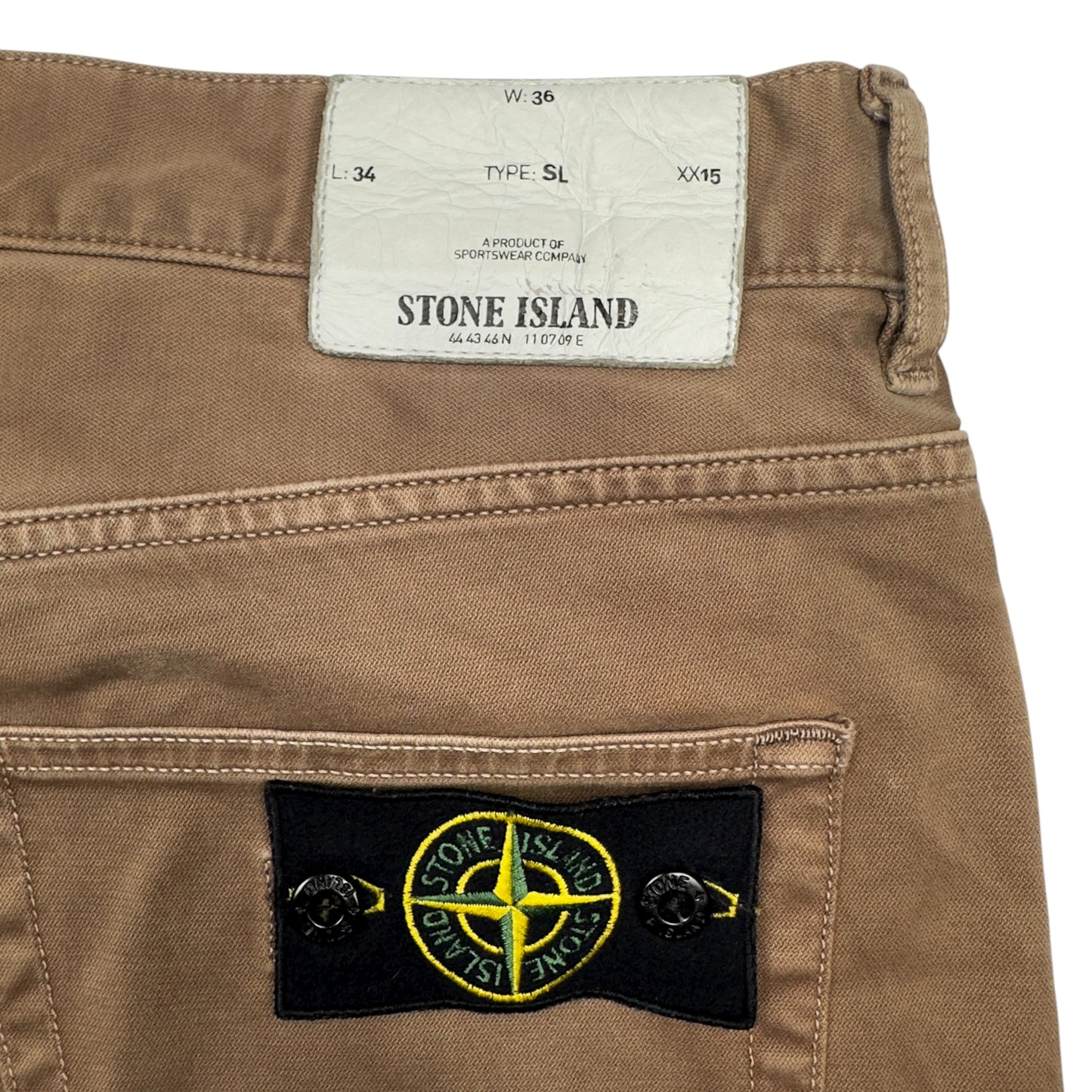 A/W 13 Stone Island Cotton Trousers - Brown