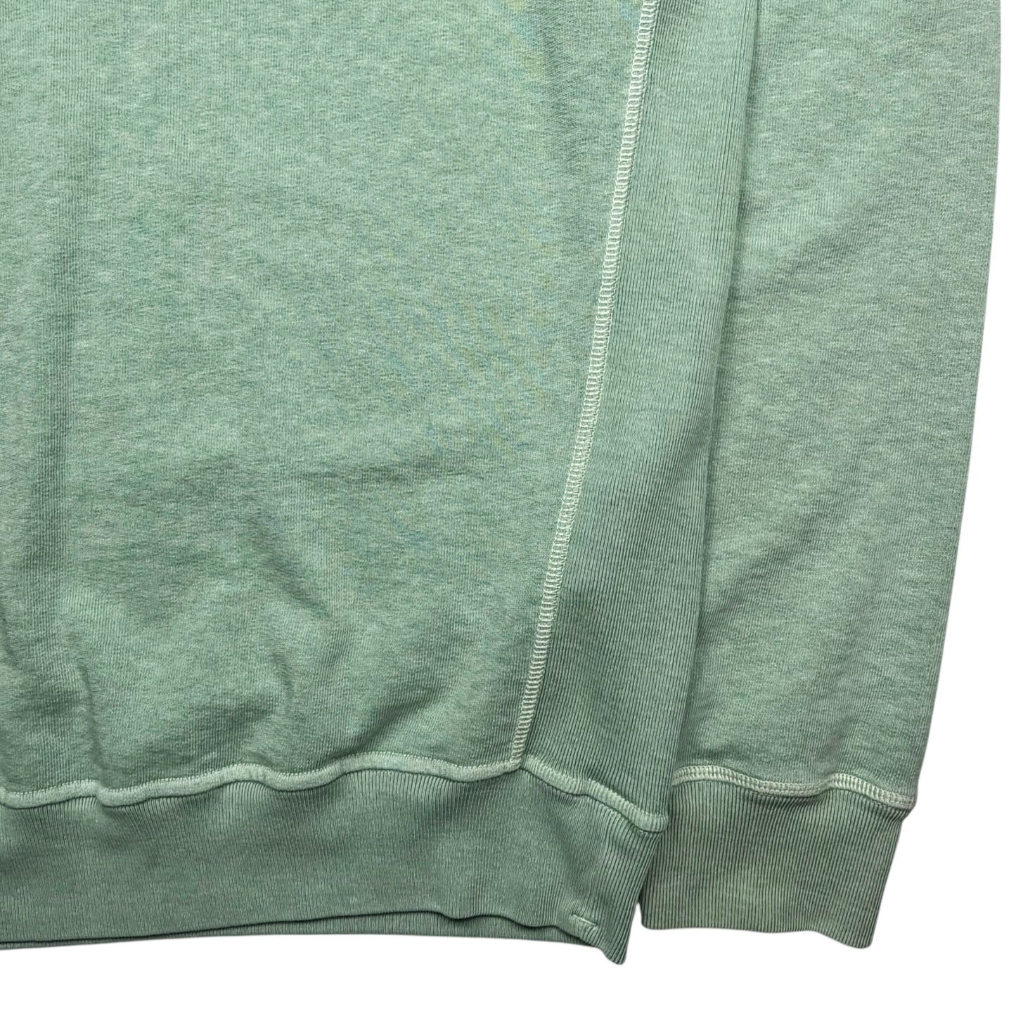 S/S 21 Stone Island Old Effect Crewneck Sweater - Mint Green