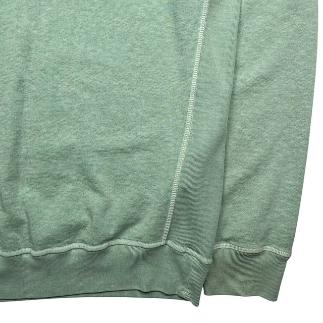 S/S 21 Stone Island Old Effect Crewneck Sweater - Mint Green