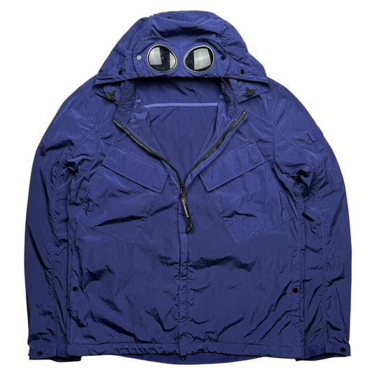 C.P. Company Chrome Nylon Goggle Jacket - Navy