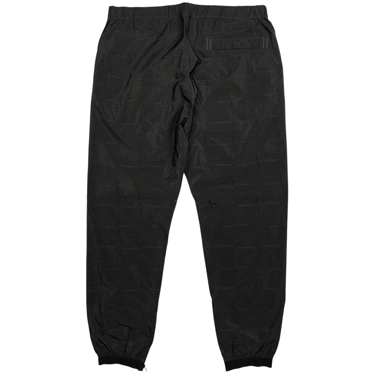 A/W 16 Stone Island House Check Jacquard Nylon Metal Black Watro Cargo Trousers