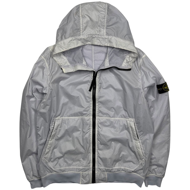 A/W 18 Stone Island Lamy Flock Jacket - White
