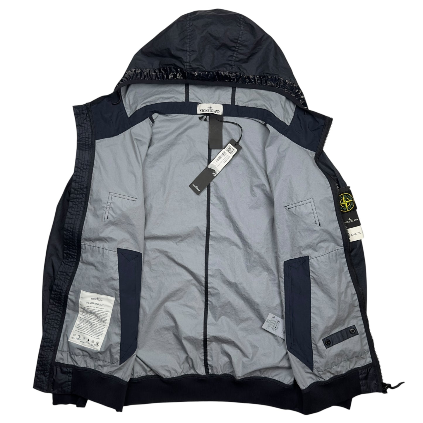 S/S 23 Stone Island Membrana 3L TC Jacket - Navy