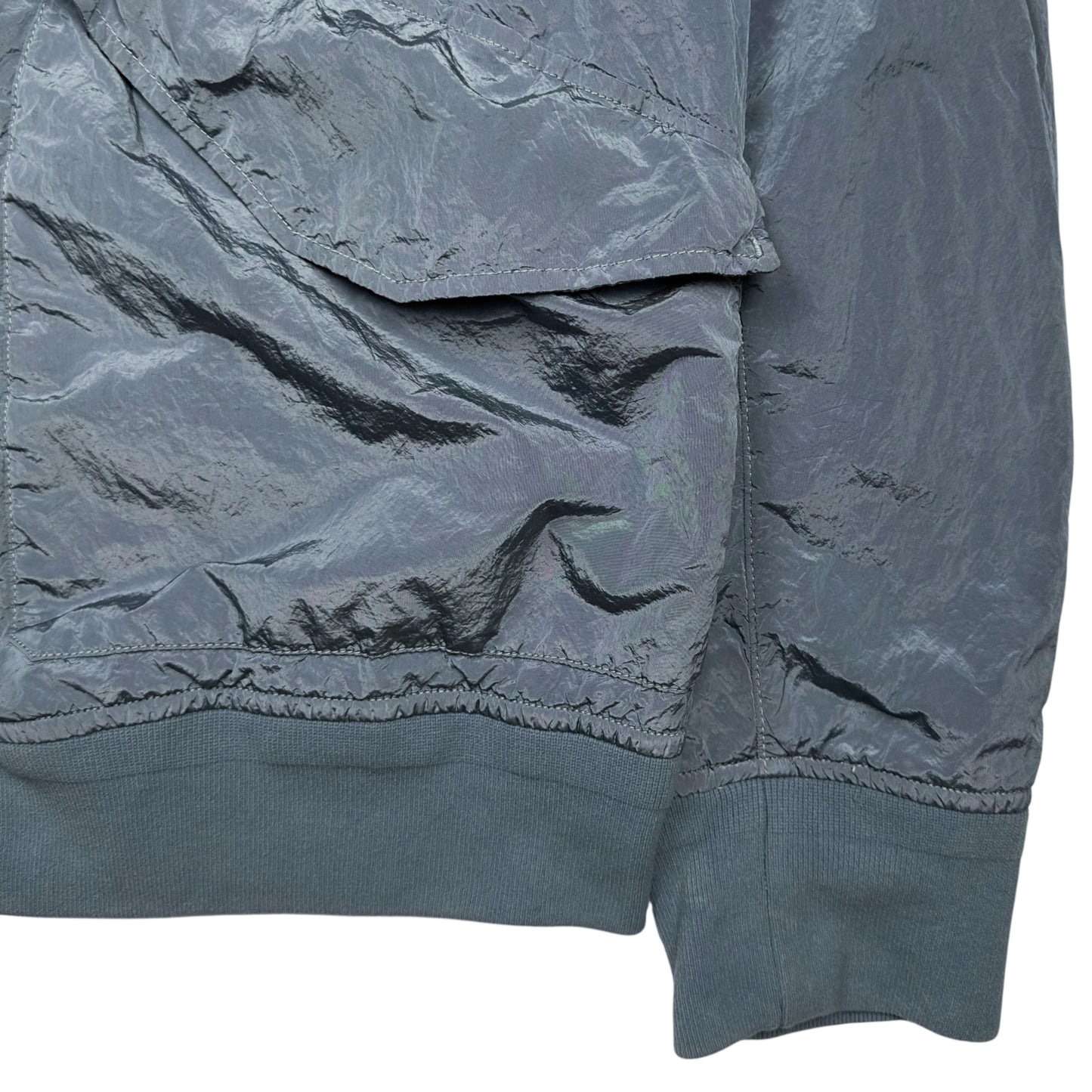 S/S 09 Stone Island Nylon Metal Watro Bomber Jacket - Light Blue