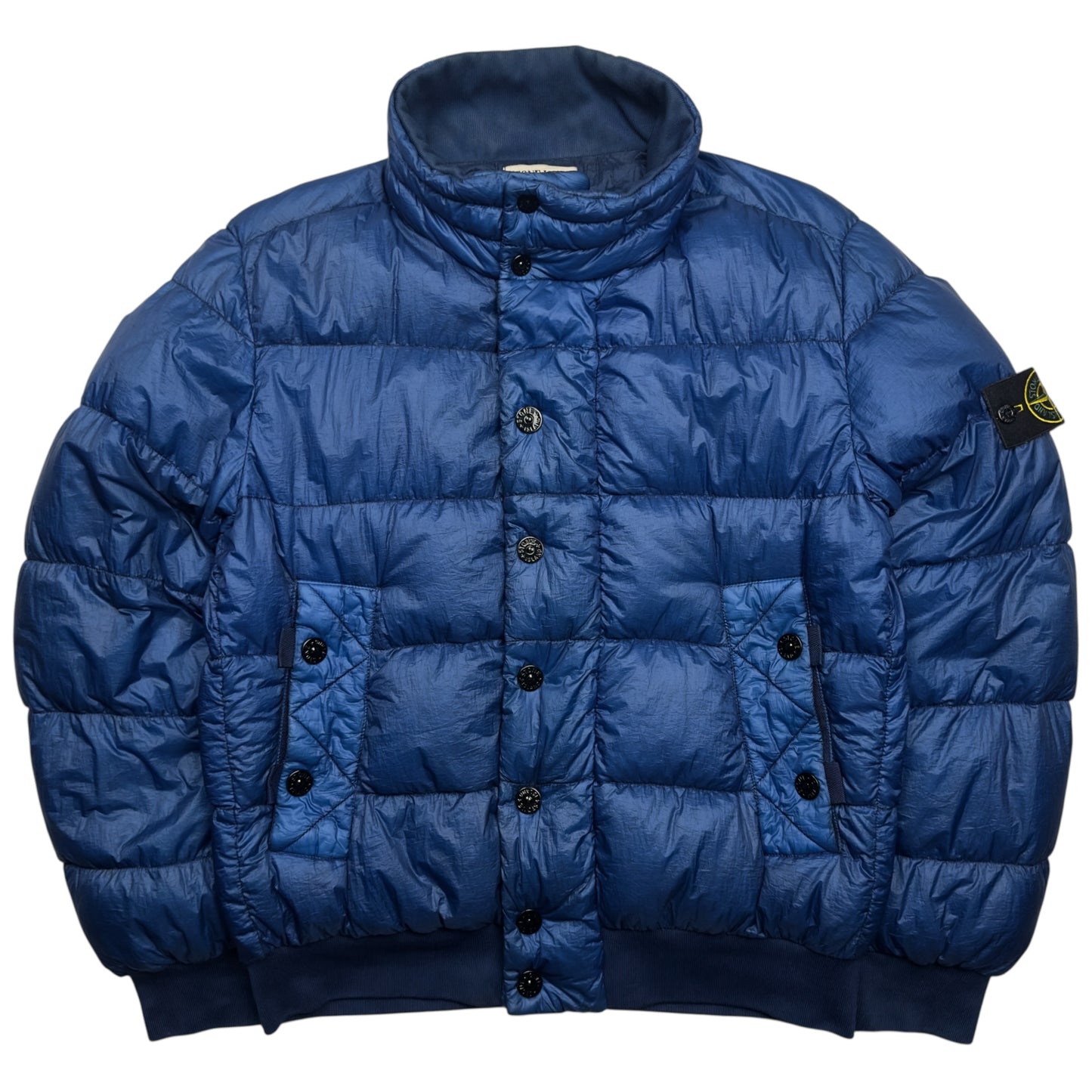 A/W 11 Stone Island Down_26 GR X SQM_N Down Puffer Jacket - Blue
