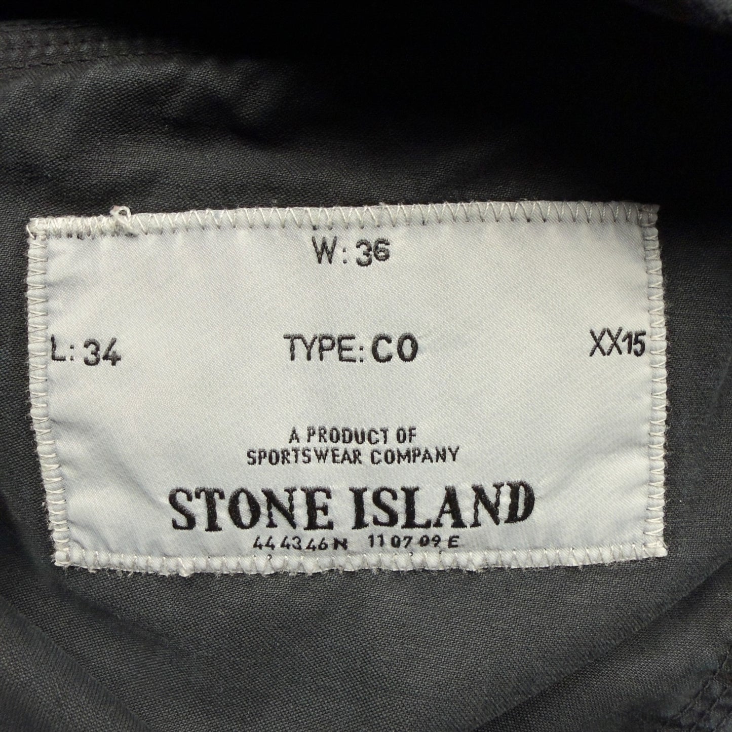 S/S 12 Stone Island Cargo Trousers - Black