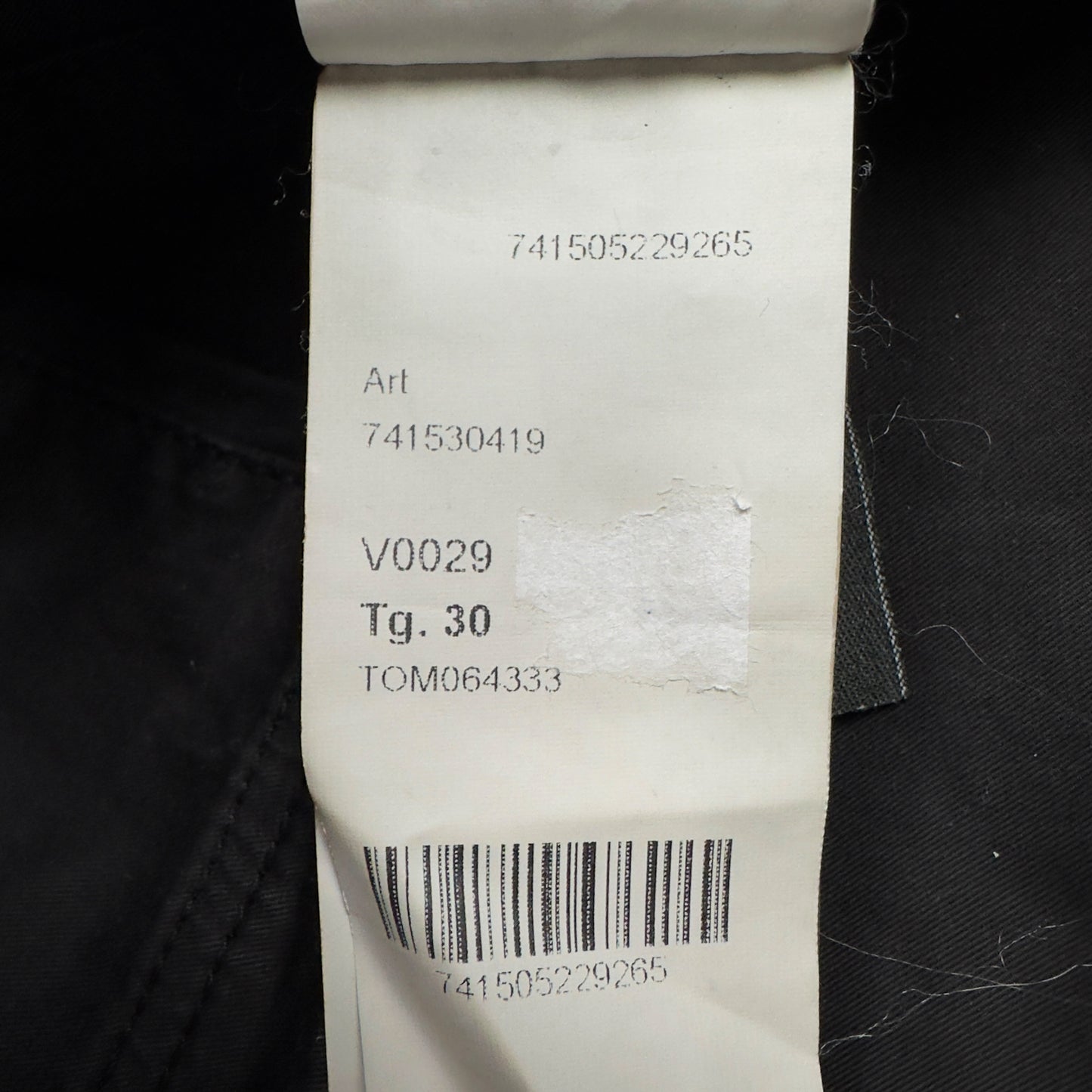 S/S 21 Stone Island Cargo Trousers - Black