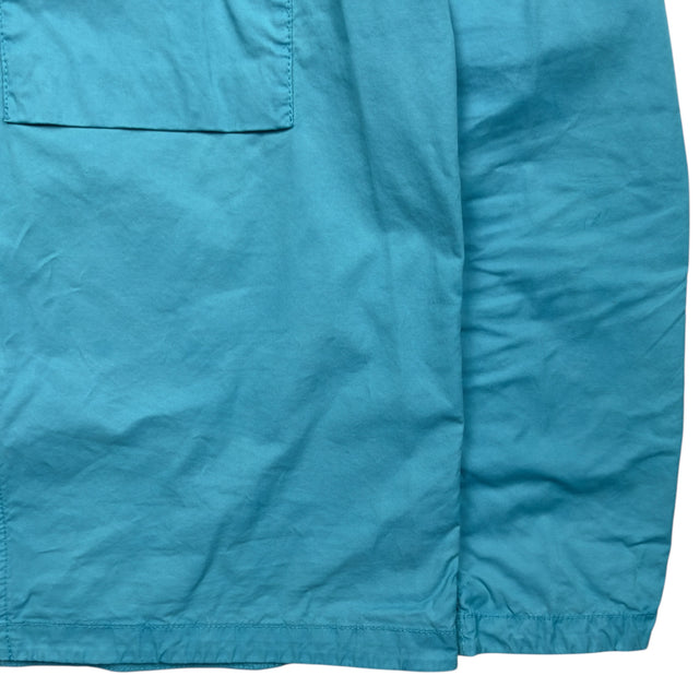 S/S 22 Stone Island Supima Cotton Overshirt - Blue
