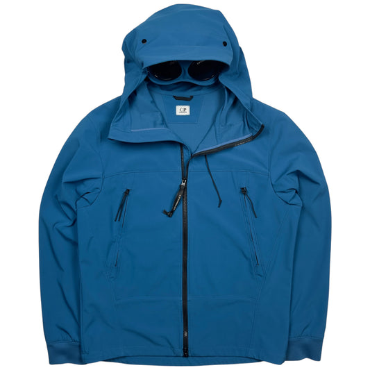 C.P. Company Soft Shell Goggle Jacket - Blue