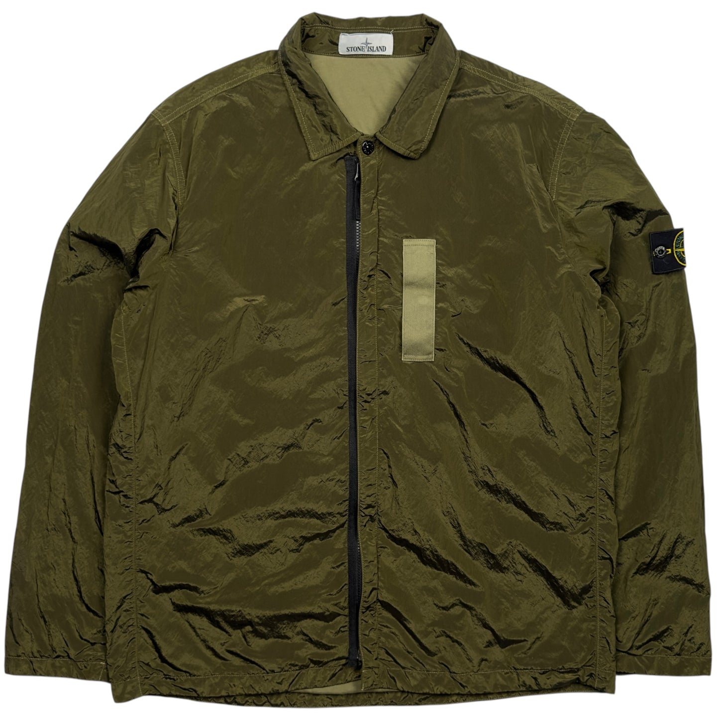 A/W 17 Stone Island Nylon Metal Overshirt - Dark Green