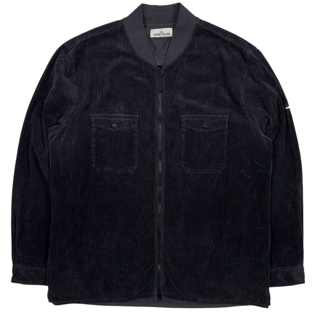 A/W 21 Stone Island Corduroy 2 Pocket Comber - Dark Navy