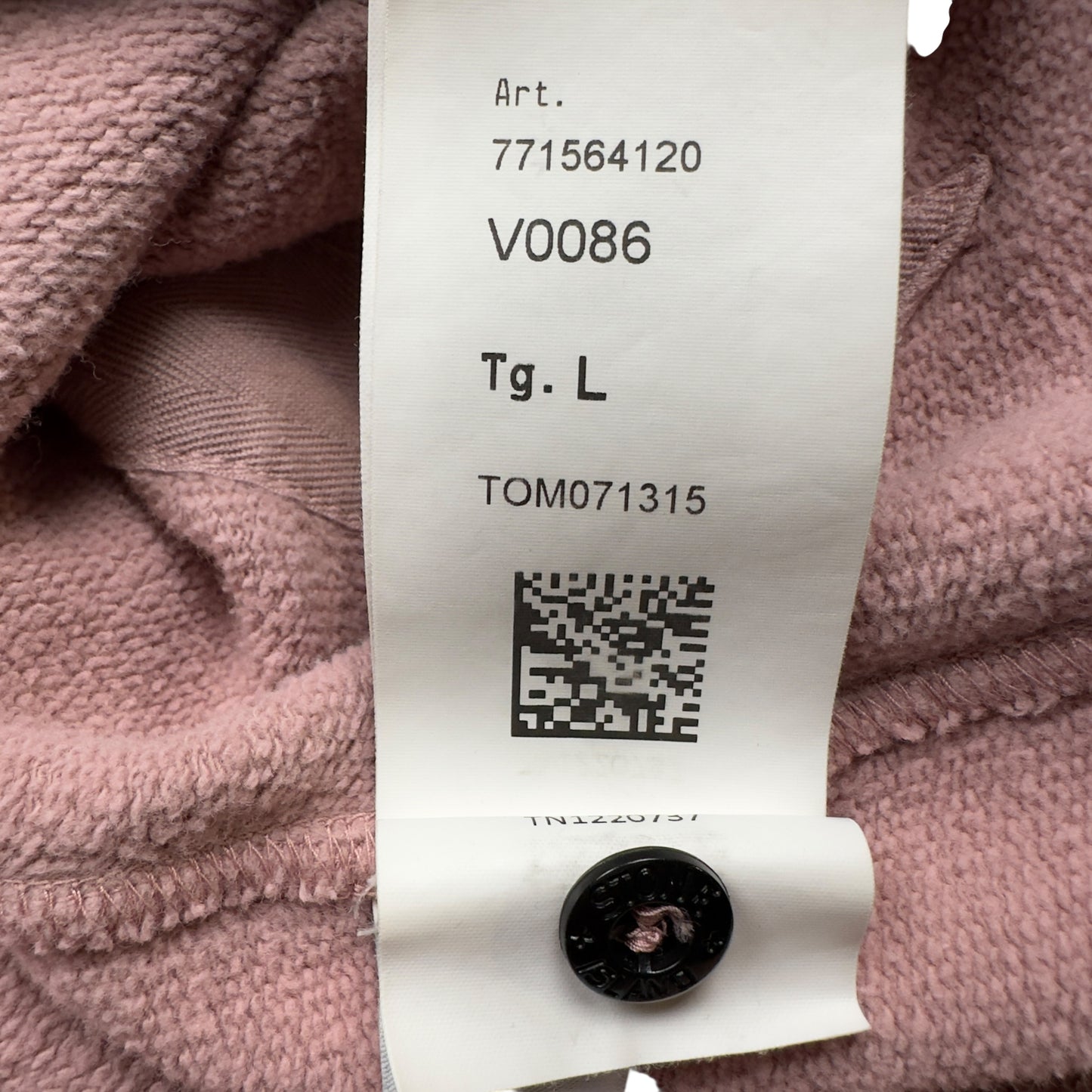 A/W 22 Stone Island Hoodie - Dusty Pink