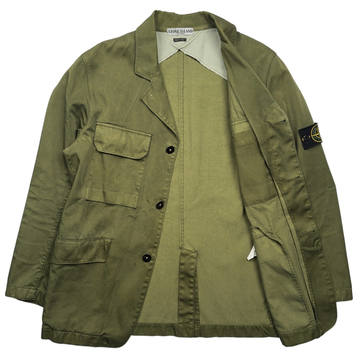 S/S 05 Stone Island Cotton Resin Field Jacket