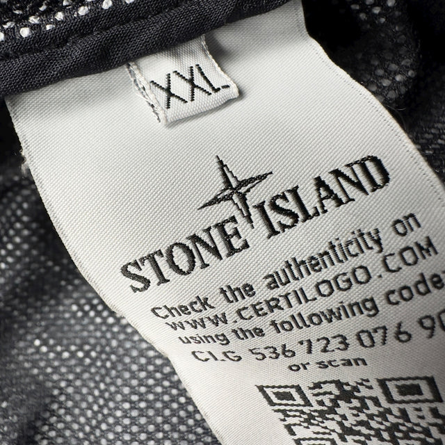 S/S 16 Stone Island Nylon Metal Tyvek Shield Jacket - Navy