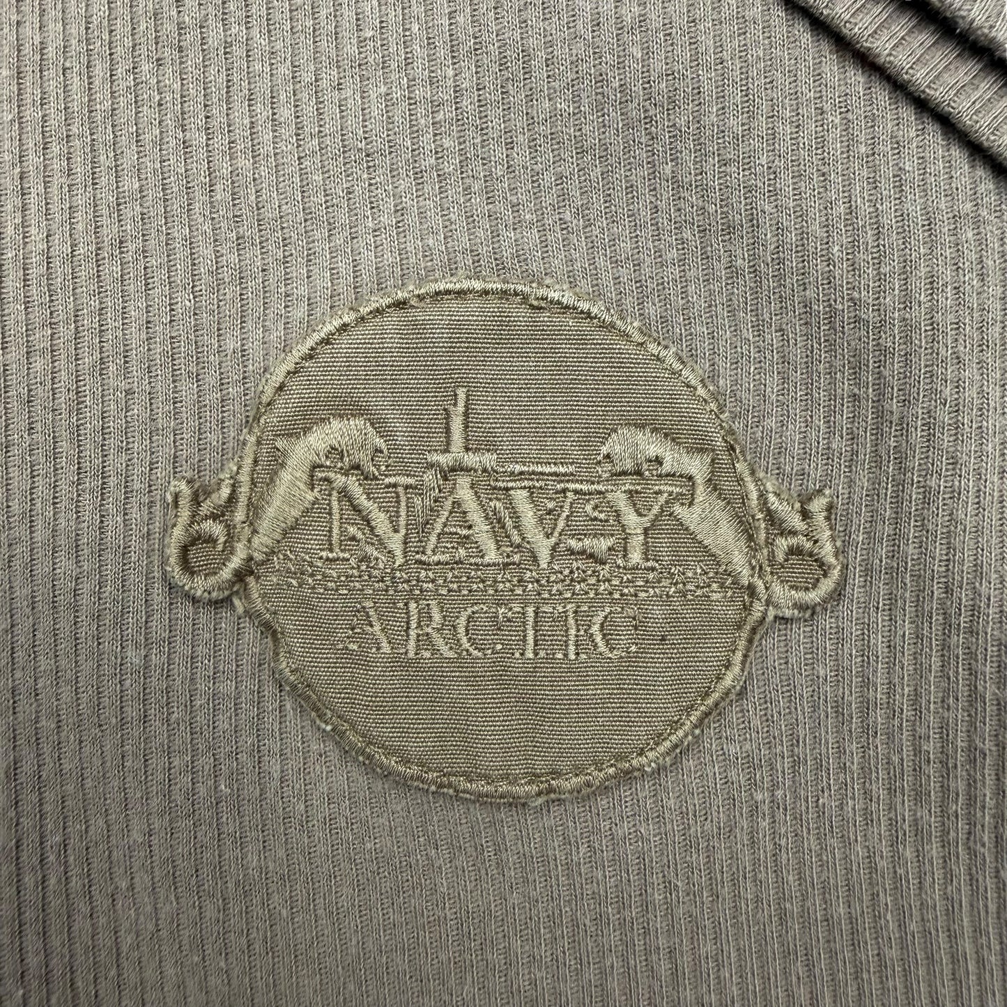 80's Boneville Navy Arctic Polo Shirt - Brown