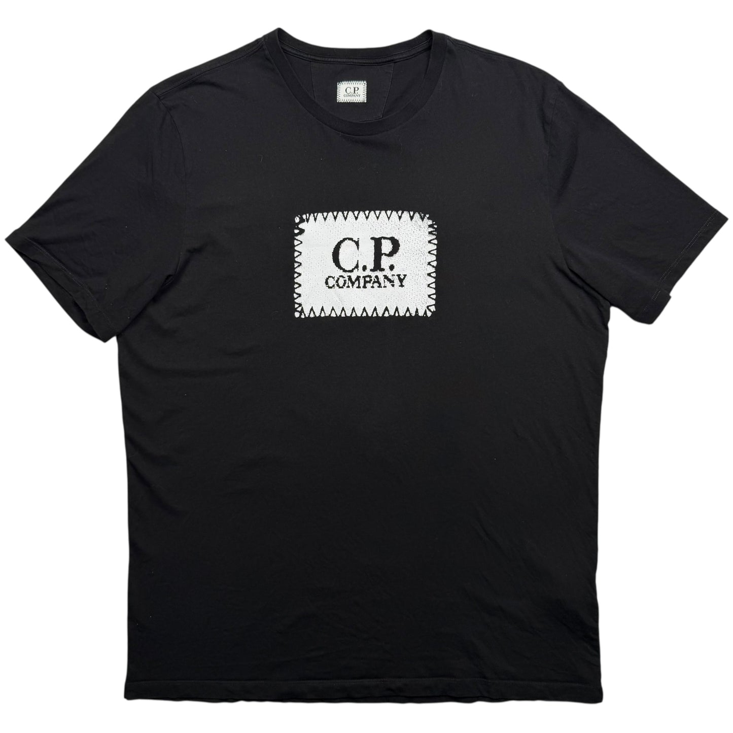 C.P. Company Big Stitch Logo T-Shirt - Black