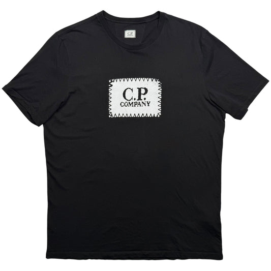 C.P. Company Big Stitch Logo T-Shirt - Black