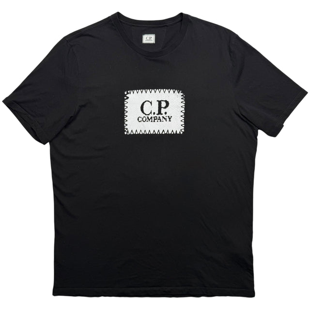 C.P. Company Big Stitch Logo T-Shirt - Black