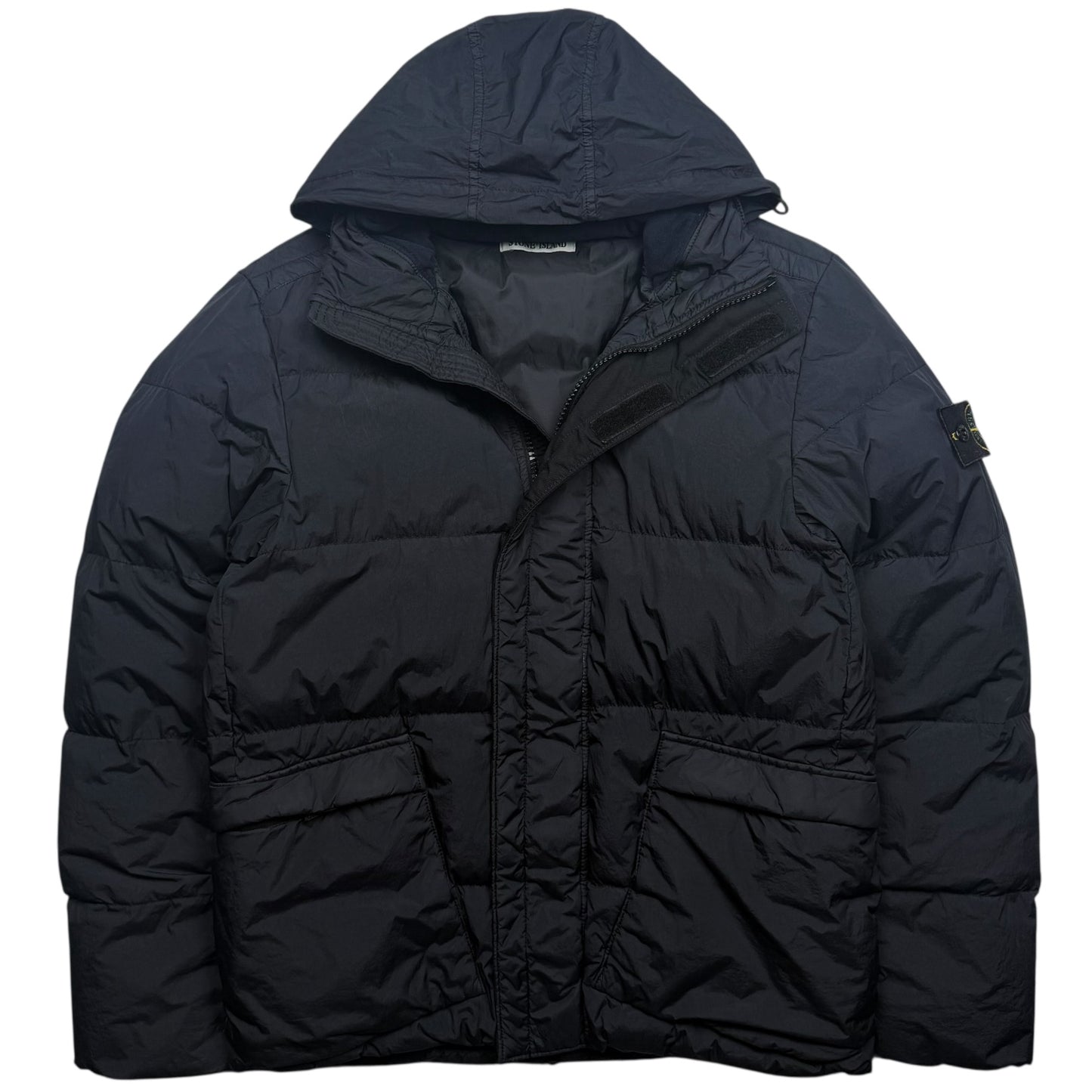 A/W 16 Stone Island Crinkle Reps NY Down Puffer Jacket - Navy