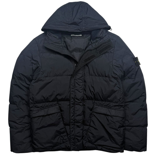 A/W 16 Stone Island Crinkle Reps NY Down Puffer Jacket - Navy