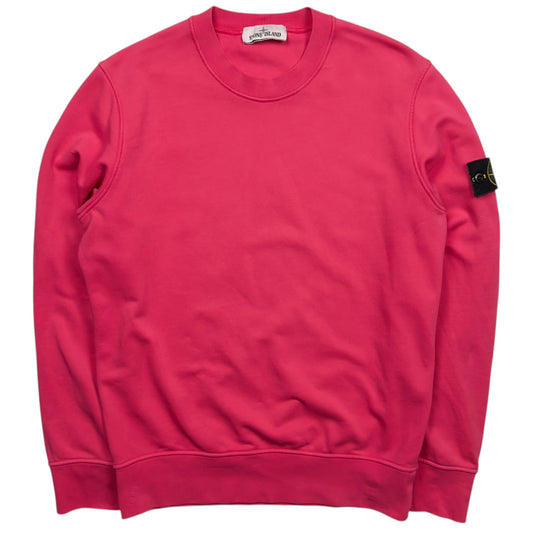 S/S 21 Stone Island Crewneck Sweater - Bright Pink