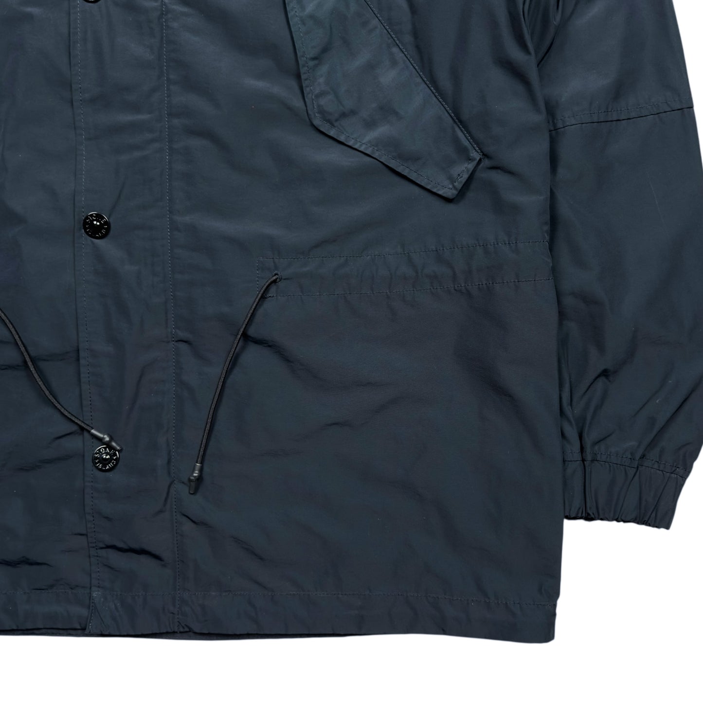 S/S 18 Stone Island Micro Reps Parka Jacket - Navy