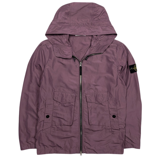 S/S 21 Stone Island Micro Reps Parka Jacket - Purple