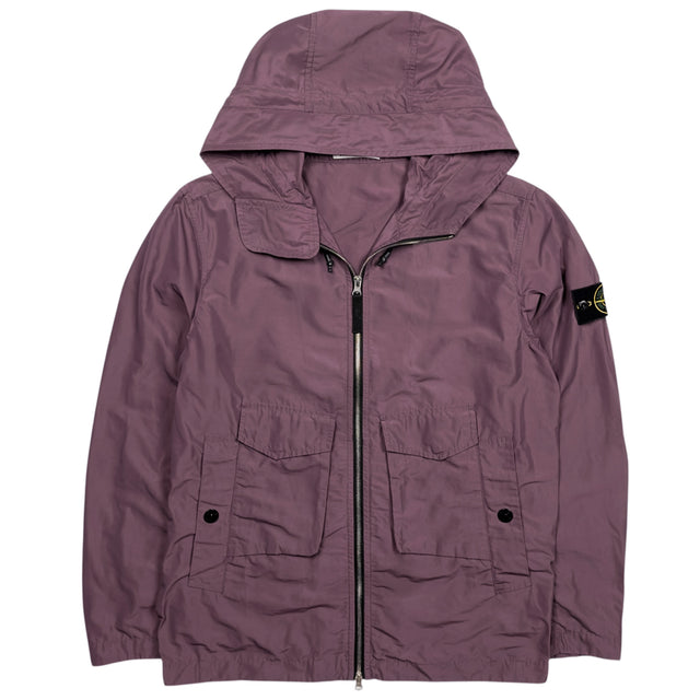 S/S 21 Stone Island Micro Reps Parka Jacket - Purple