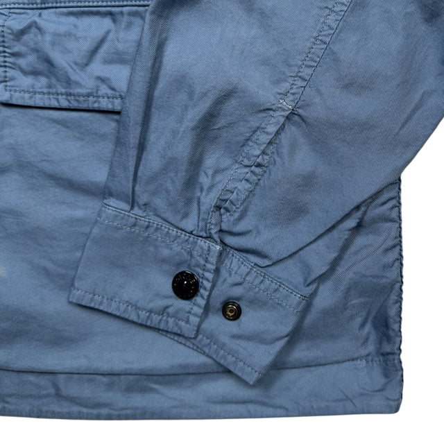 S/S 14 Stone Island Cotton Multipocket Overshirt - Blue