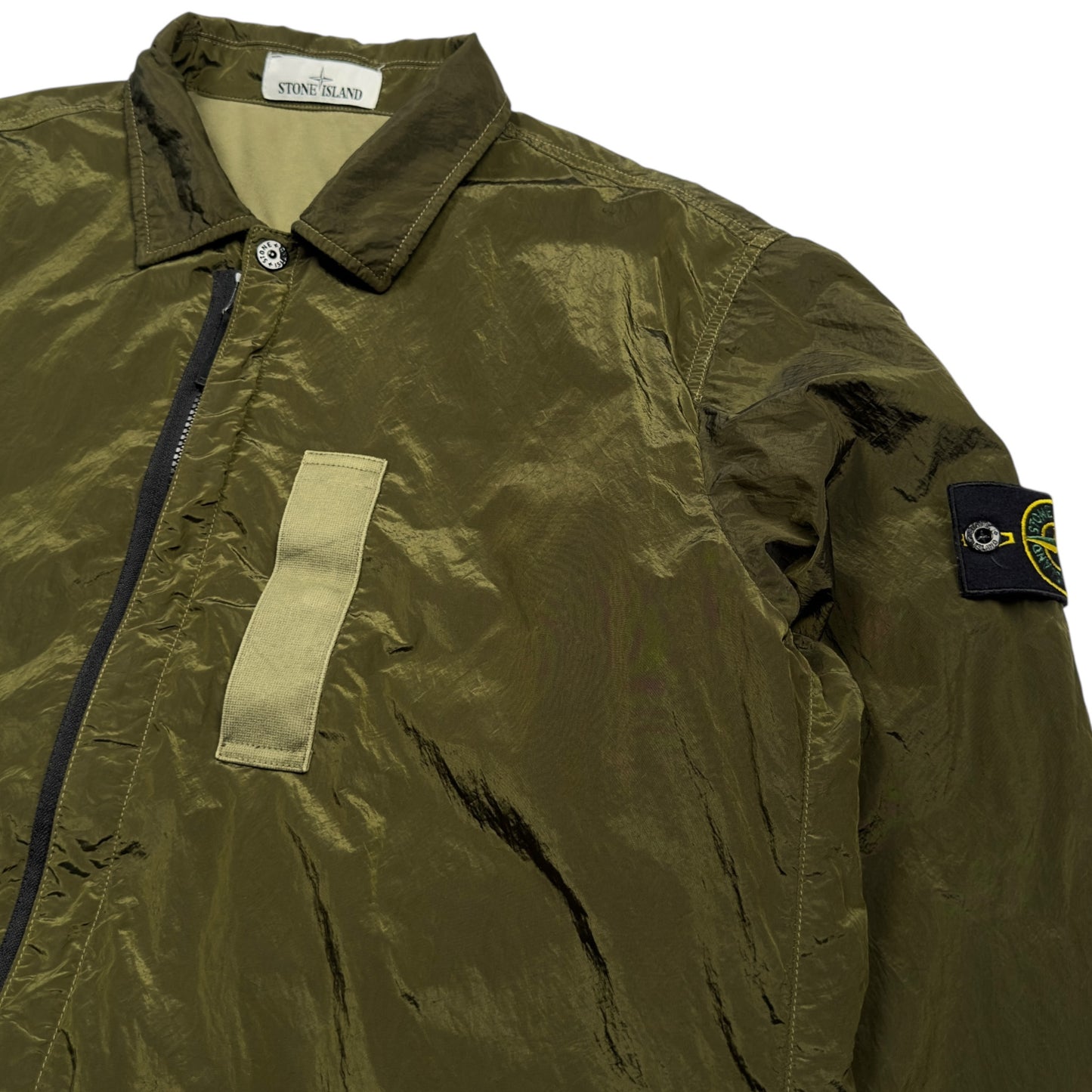 A/W 17 Stone Island Nylon Metal Overshirt - Dark Green