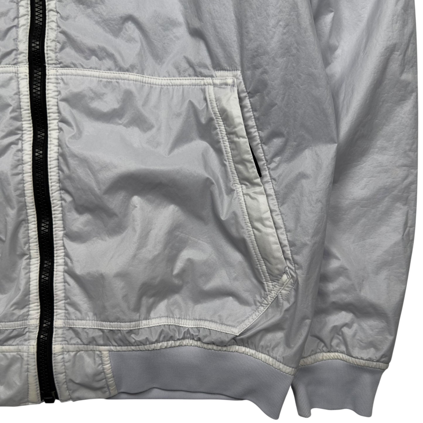 A/W 18 Stone Island Lamy Flock Jacket - White