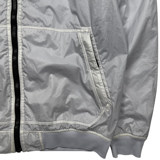 A/W 18 Stone Island Lamy Flock Jacket - White