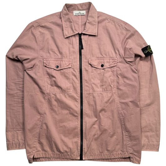 A/W 18 Stone Island Cotton Overshirt - Pink