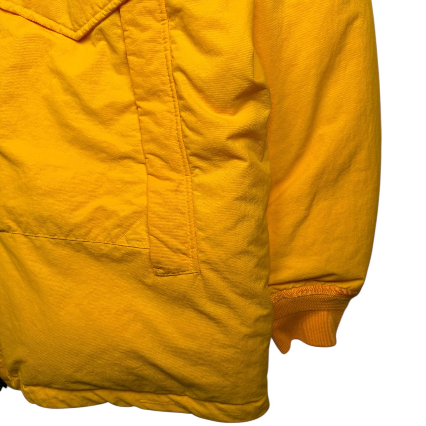 A/W 22 Stone Island Opaque Nylon Twill Down-TC Balaclava Puffer Jacket - Yellow