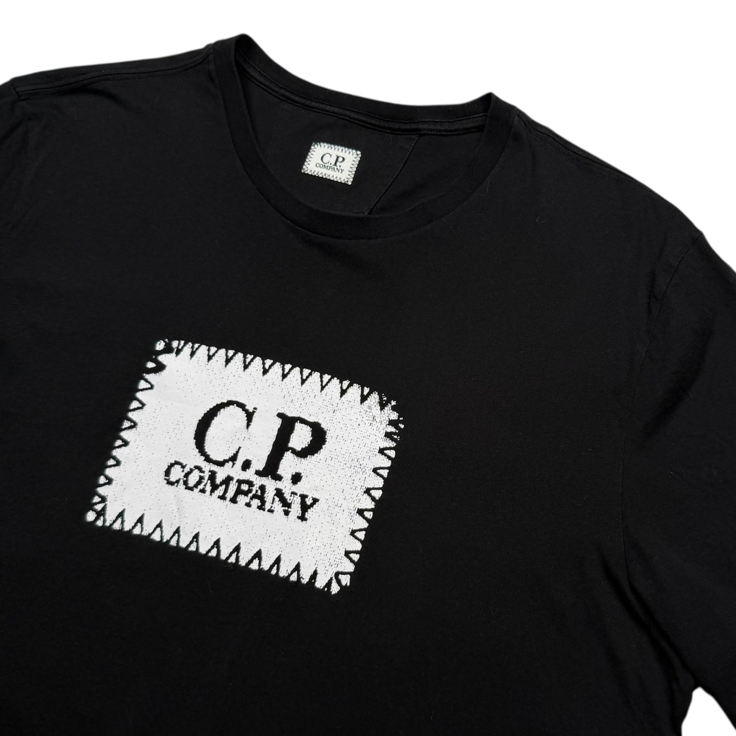 C.P. Company Big Stitch Logo T-Shirt - Black