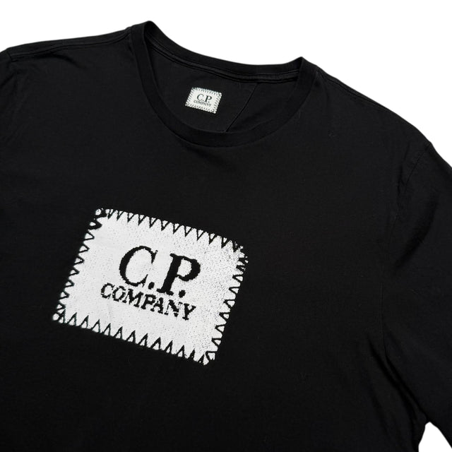 C.P. Company Big Stitch Logo T-Shirt - Black