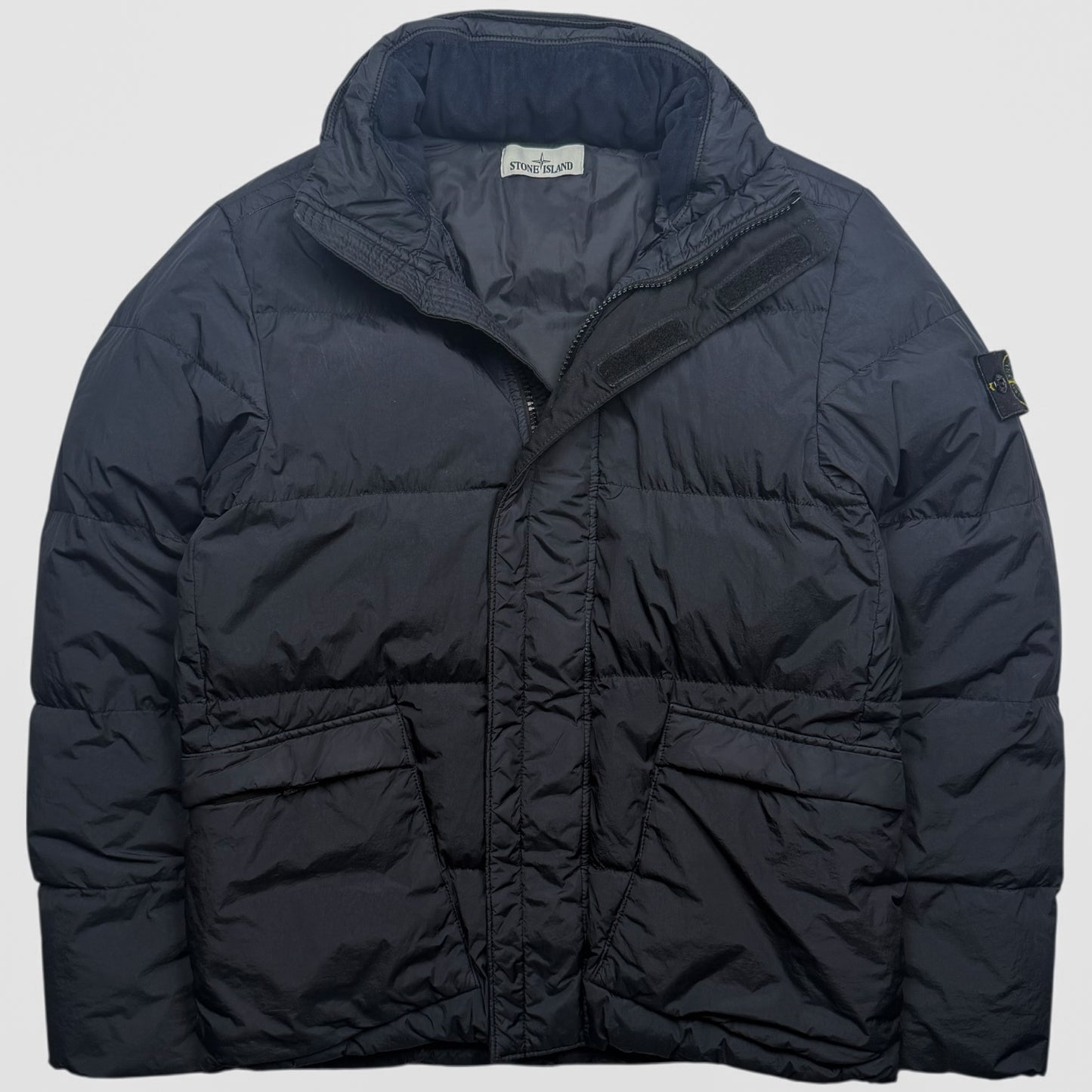 A/W 16 Stone Island Crinkle Reps NY Down Puffer Jacket - Navy