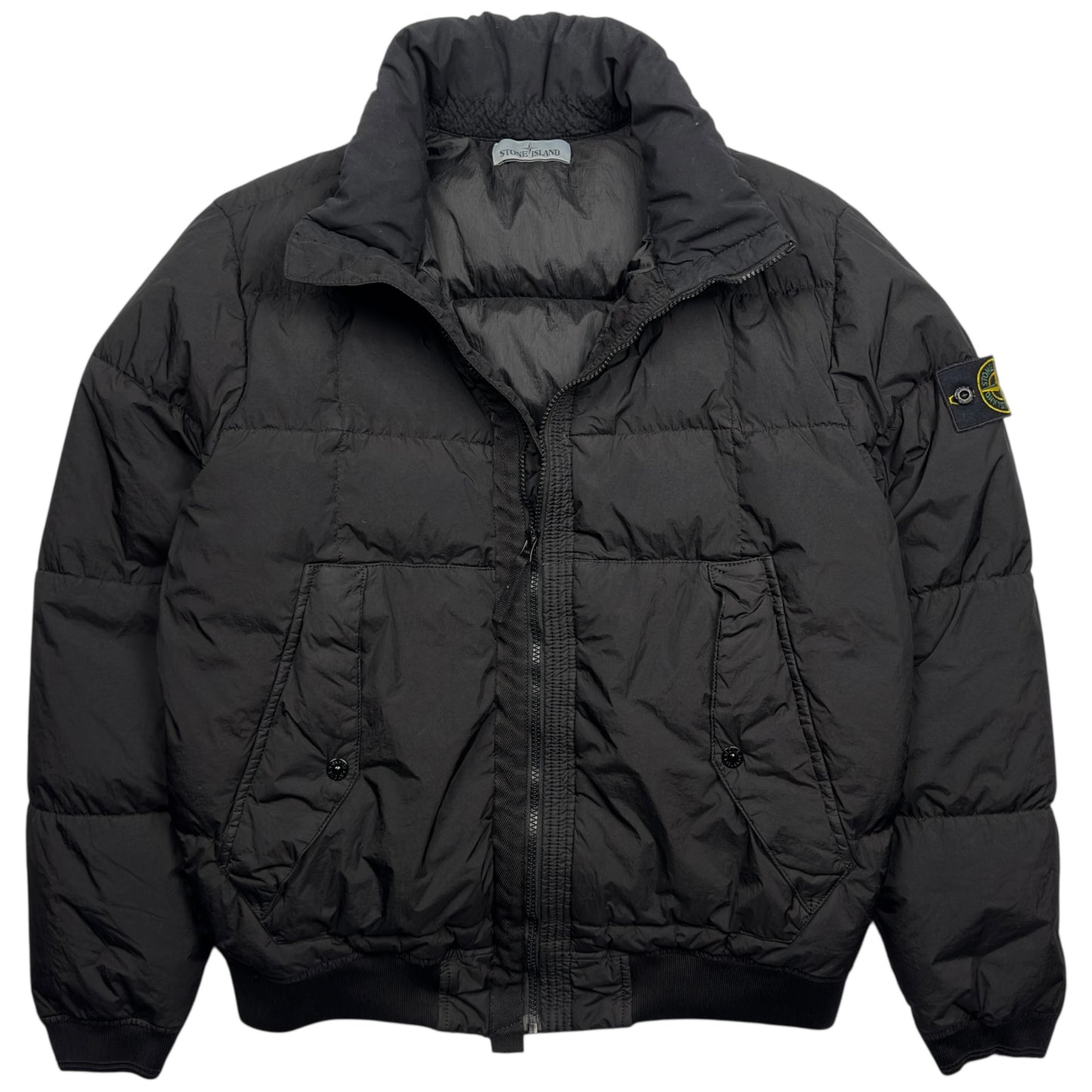 A/W 18 Stone Island Crinkle Reps NY Down Puffer Jacket - Black